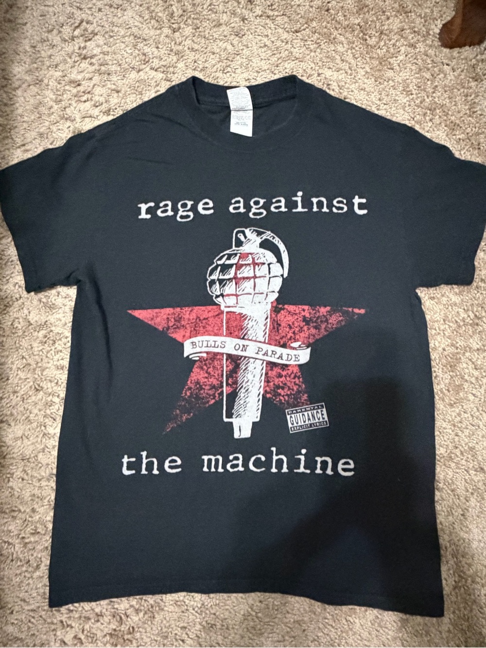 Black Rage Against The Machine Bulls On Parade Graphic Tee (384)